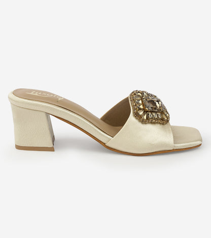 Diamond Side Cut Mules