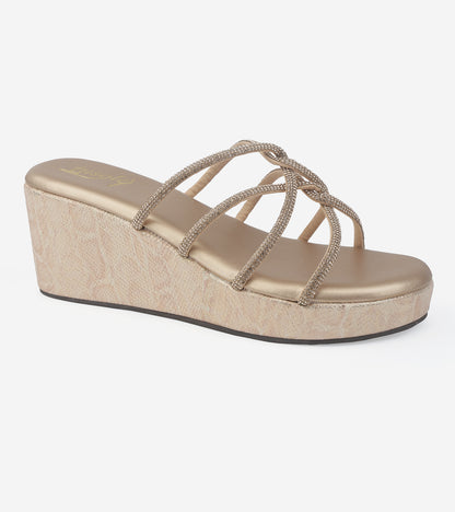 Diamond Strappy Wedges