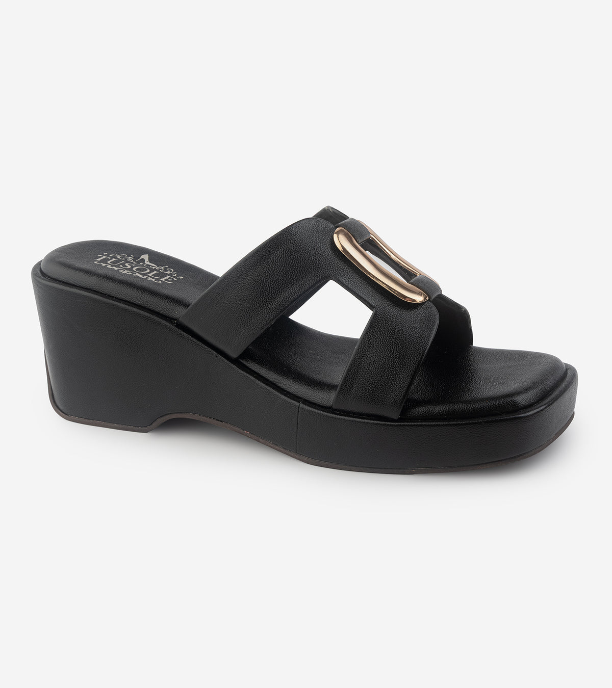 Casual Buckle Wedges
