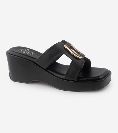 Casual Buckle Wedges