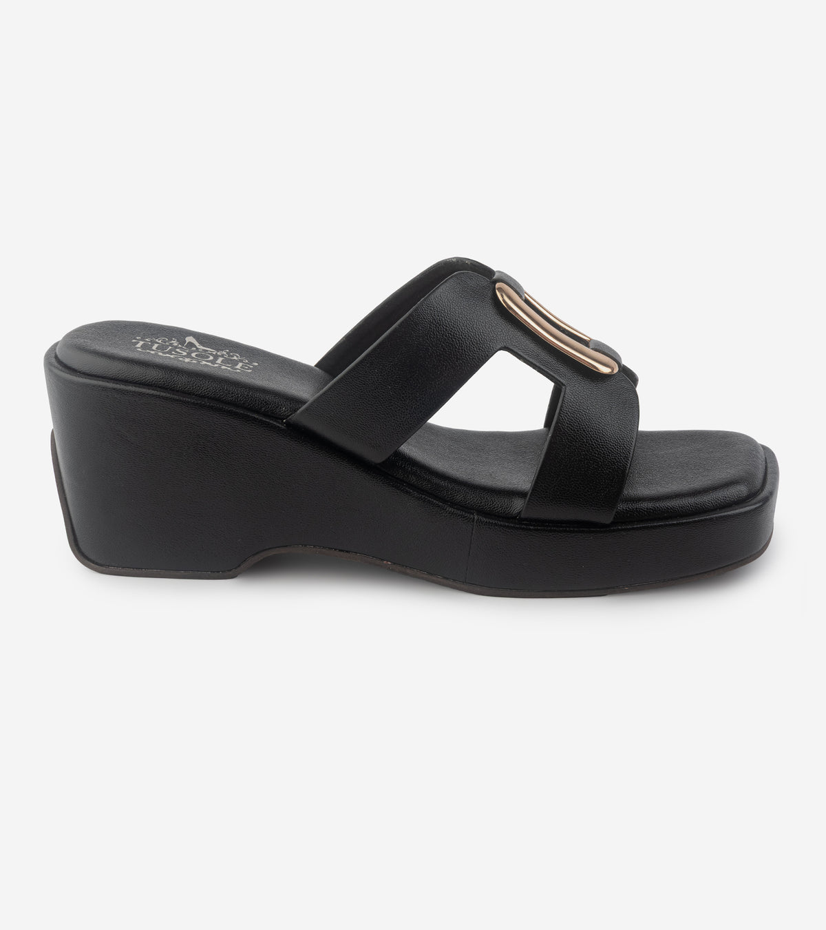 Casual Buckle Wedges
