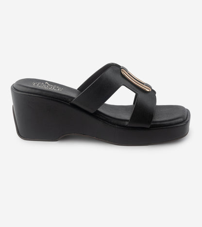 Casual Buckle Wedges