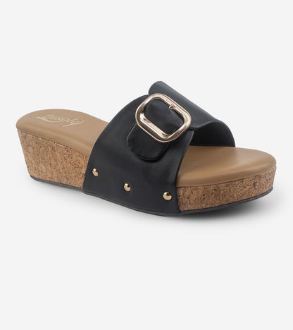 Classic Buckle Wedges
