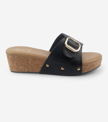 Classic Buckle Wedges