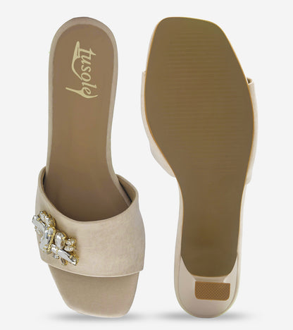 Royale Embellished Slide