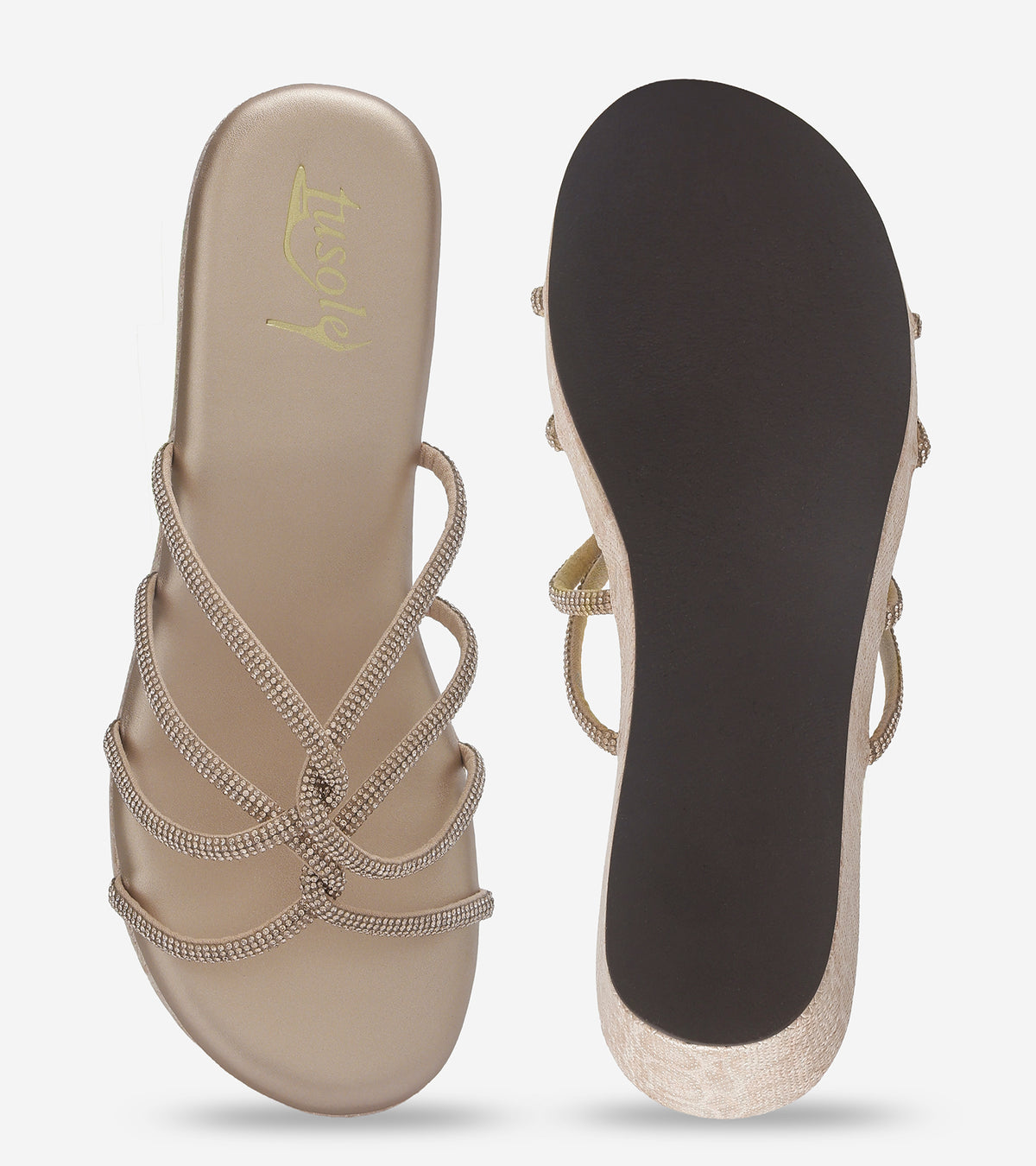 Diamond Strappy Wedges