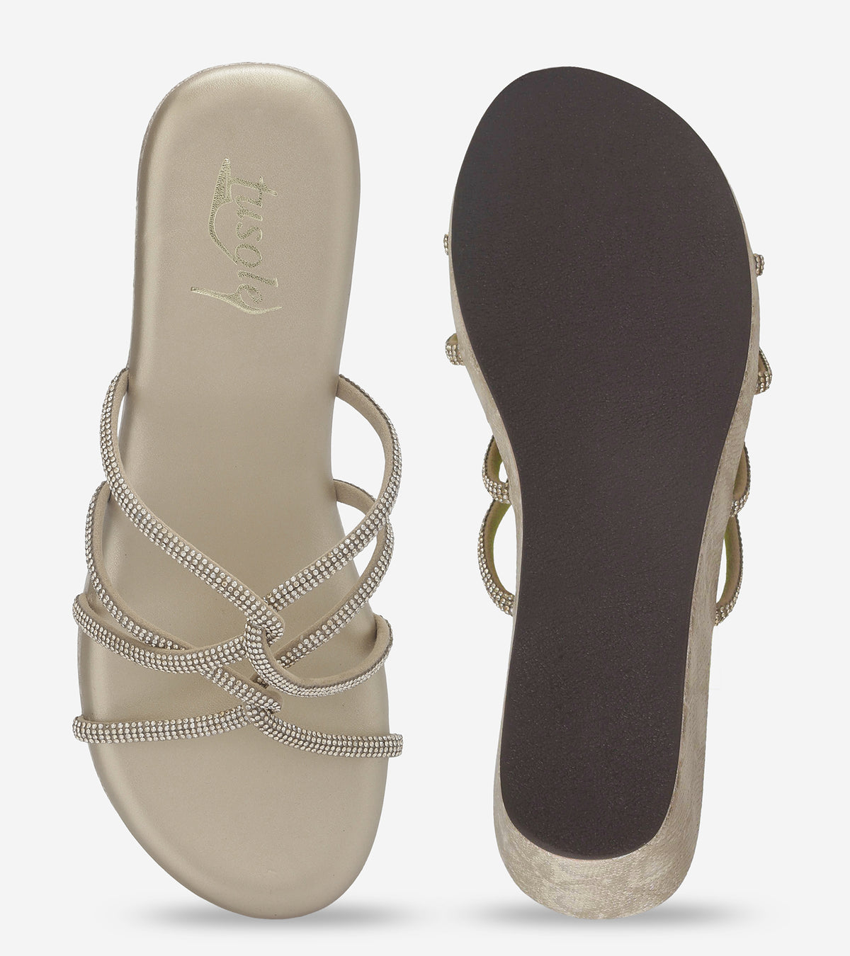 Diamond Strappy Wedges
