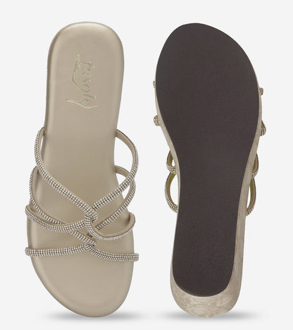 Diamond Strappy Wedges