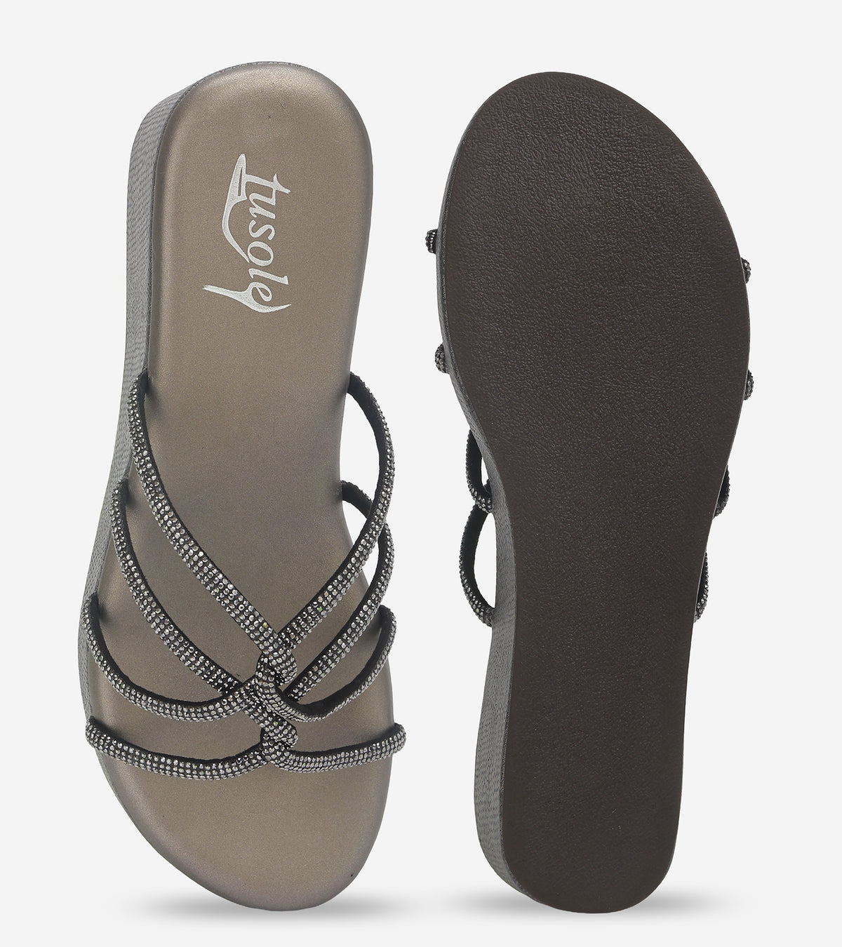 Diamond Strappy Wedges