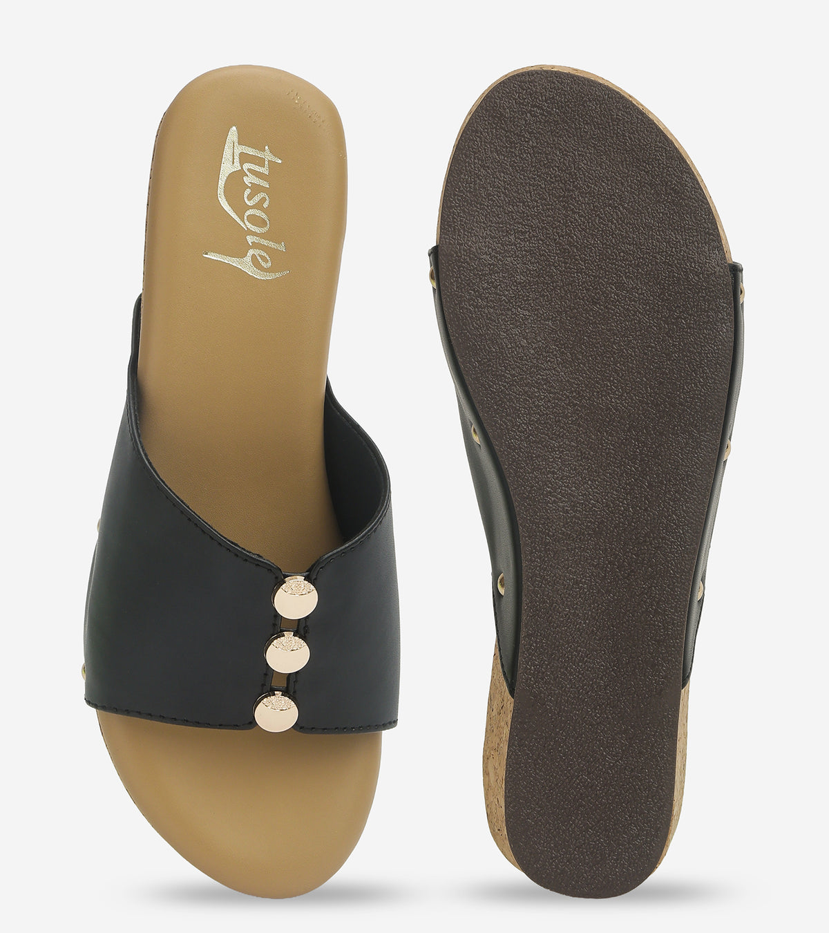 Classic Studded Wedges