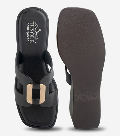 Casual Buckle Wedges