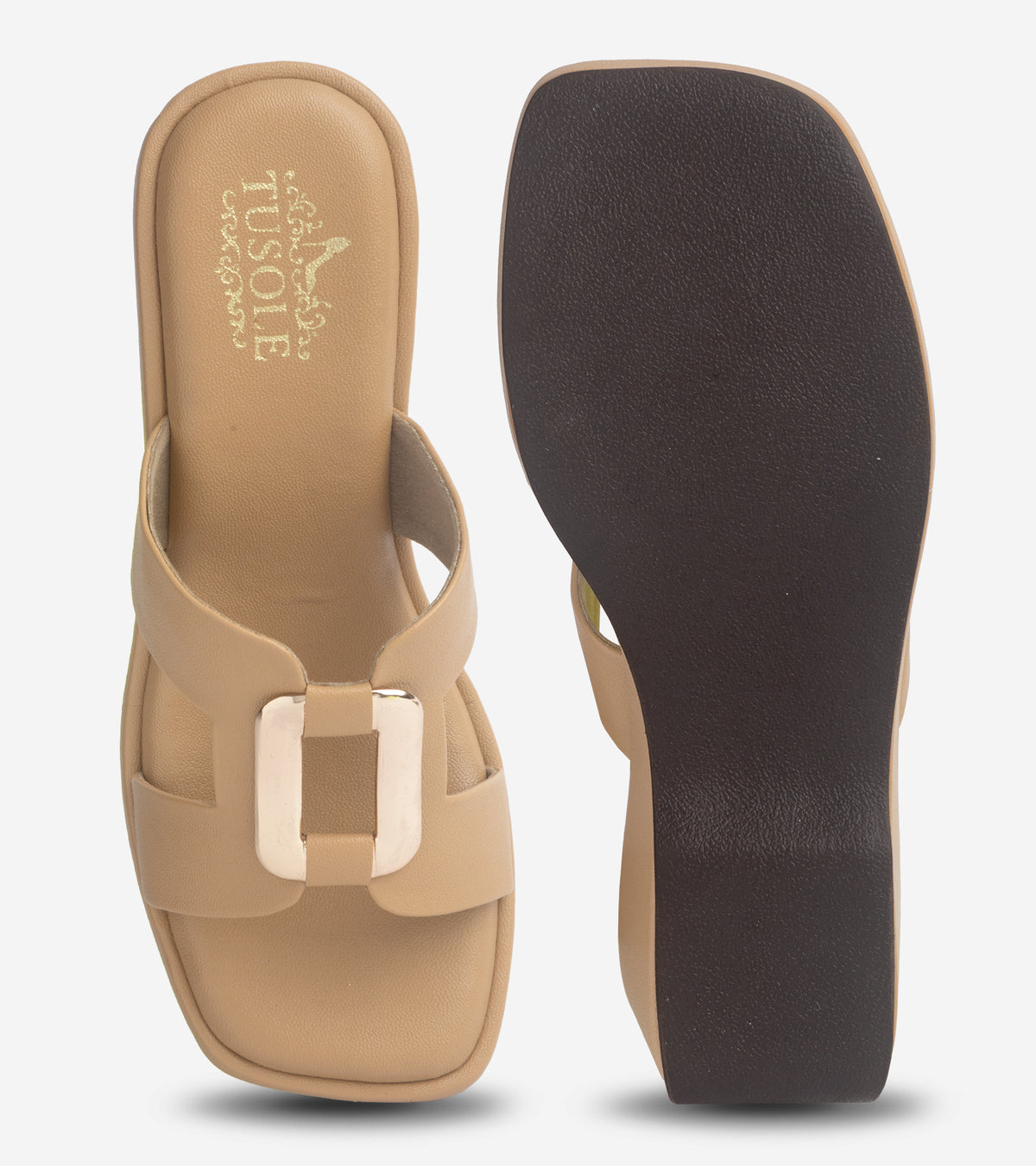 Casual Buckle Wedges