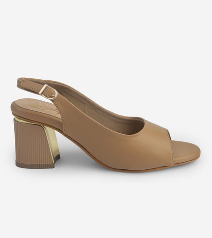 Sleek Open Toe Heels