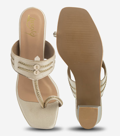Block Heels Kolhapuri