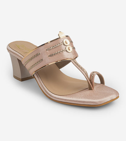 Block Heels Kolhapuri