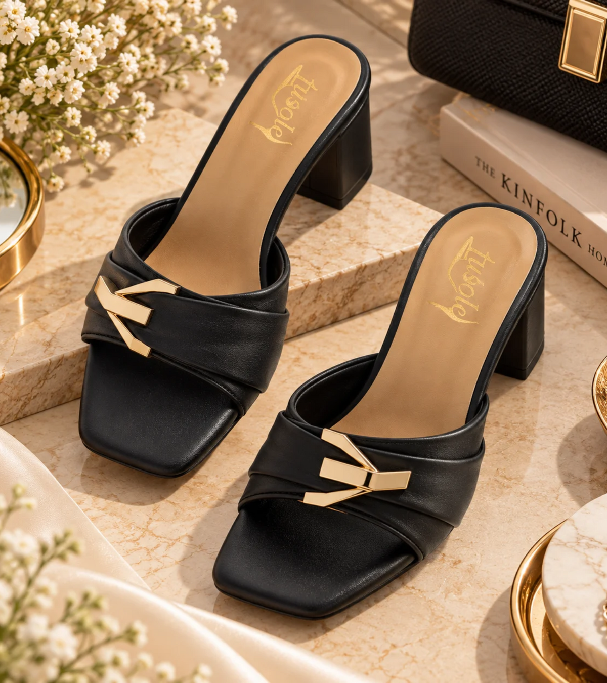 Buckle Slide Heels