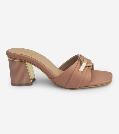 buckle-slide-heels - Peach