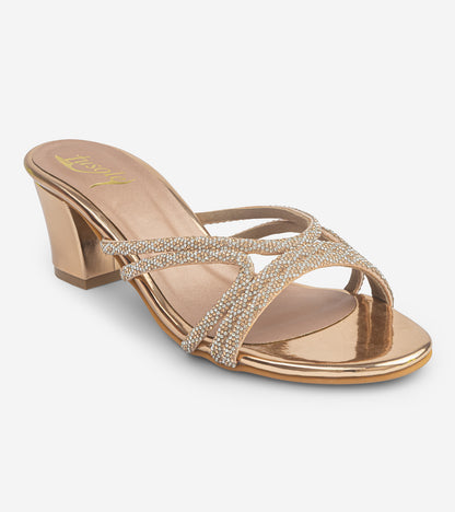 Crystal Strap Heels