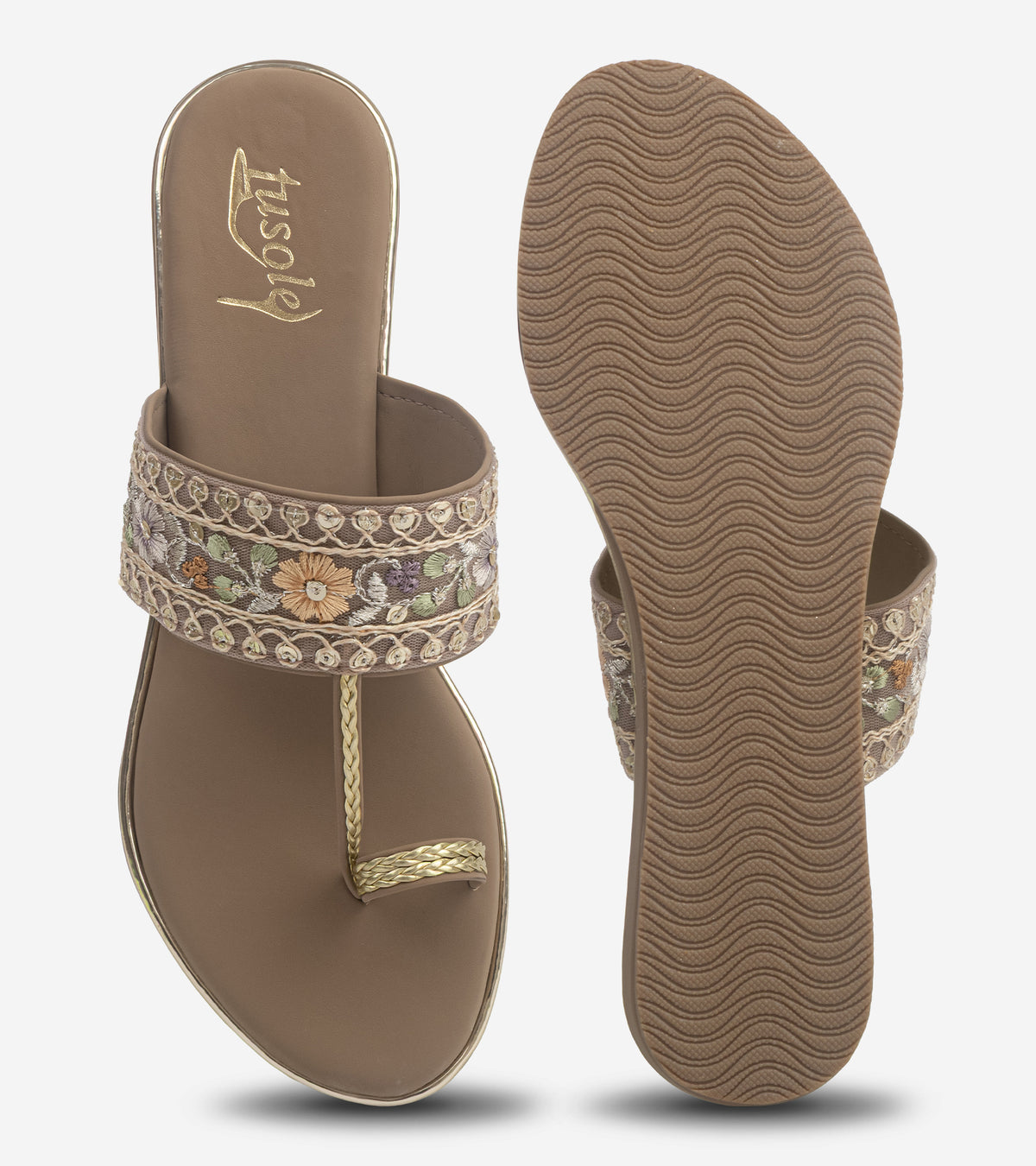 Lace Kolhapuri Flat