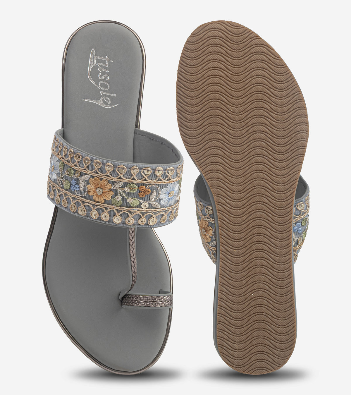 Lace Kolhapuri Flat