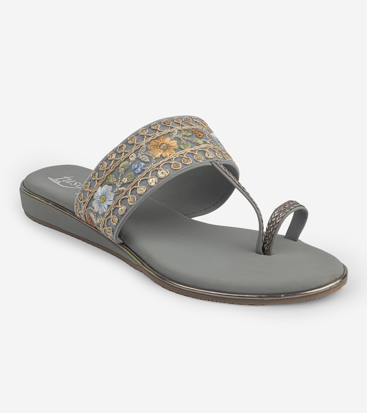 Lace Kolhapuri Flat