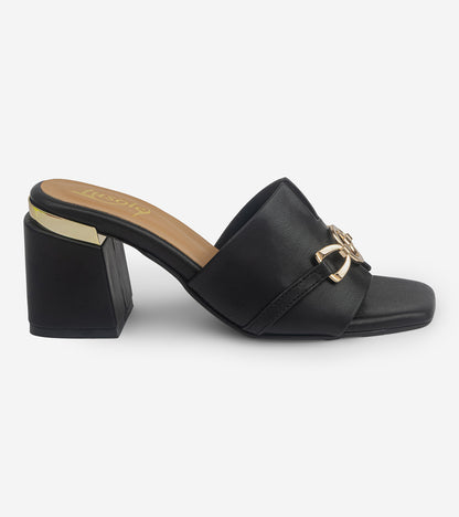 Loop Link Block Heels