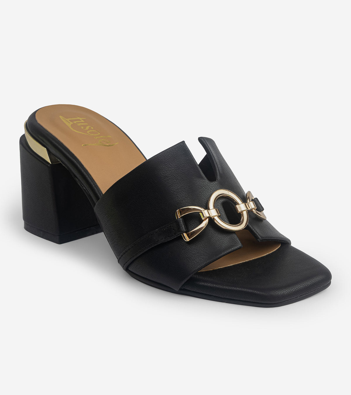 Loop Link Block Heels