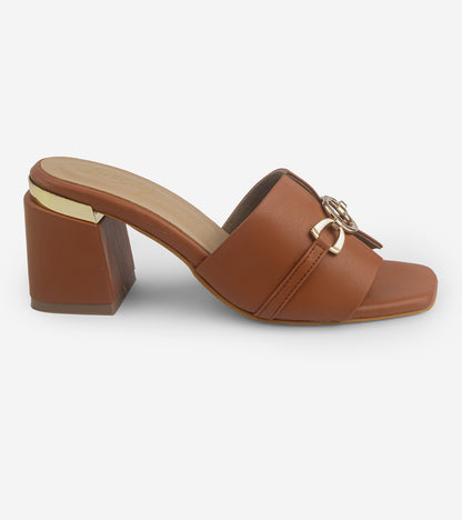 loop-link-block-heels - Brown