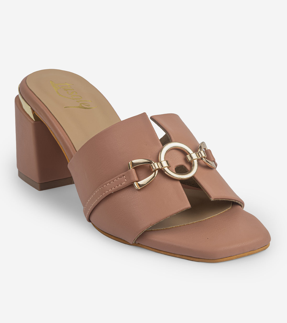 Loop Link Block Heels