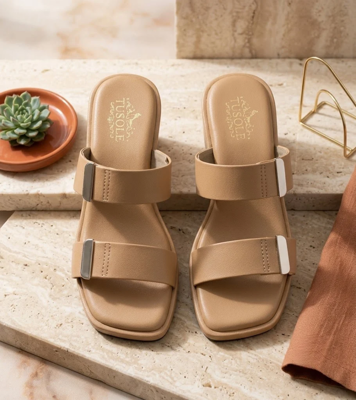 Open Strap Wedges