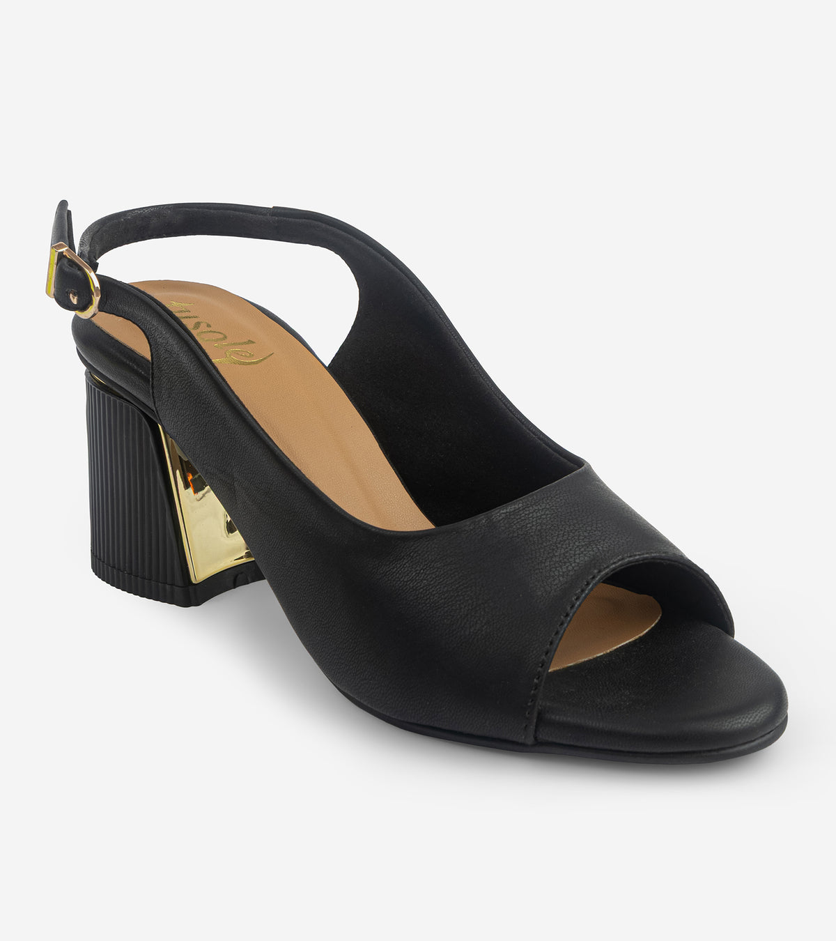 Sleek Open Toe Heels