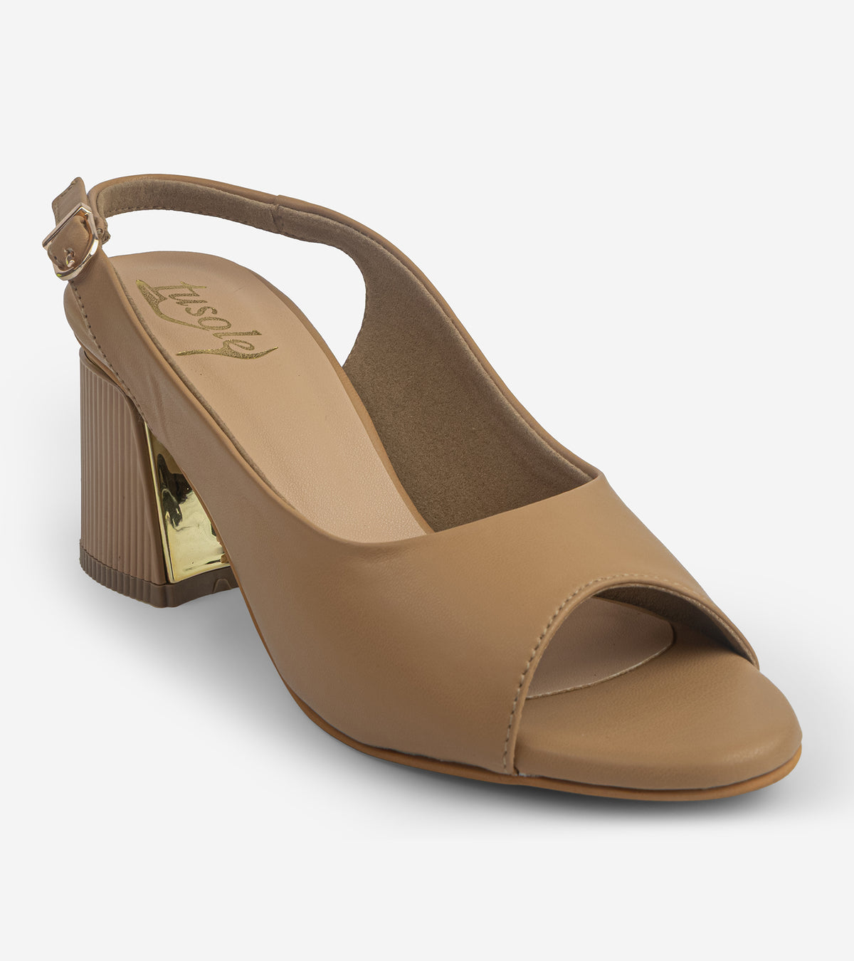 Sleek Open Toe Heels